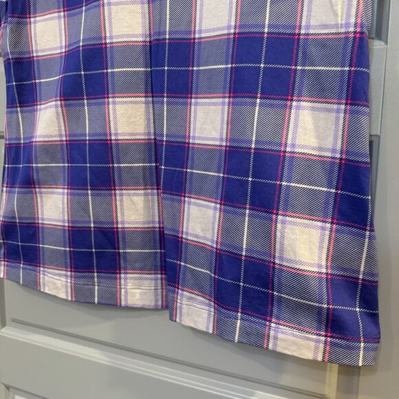 ST. ANDREWS LINKS TARTAN COLLECTION | Purple Tartan Golf Polo Size Medium - Picture 2 of 11